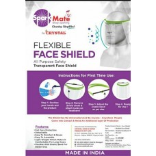 SPARK MATE FLEXIBLE FACE SHIELD BY CRYSTAL 